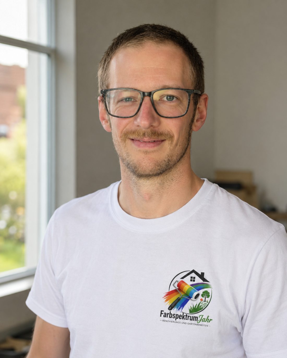 Porträt von Daniel Jahr, Inhaber von FarbspektrumJahr
